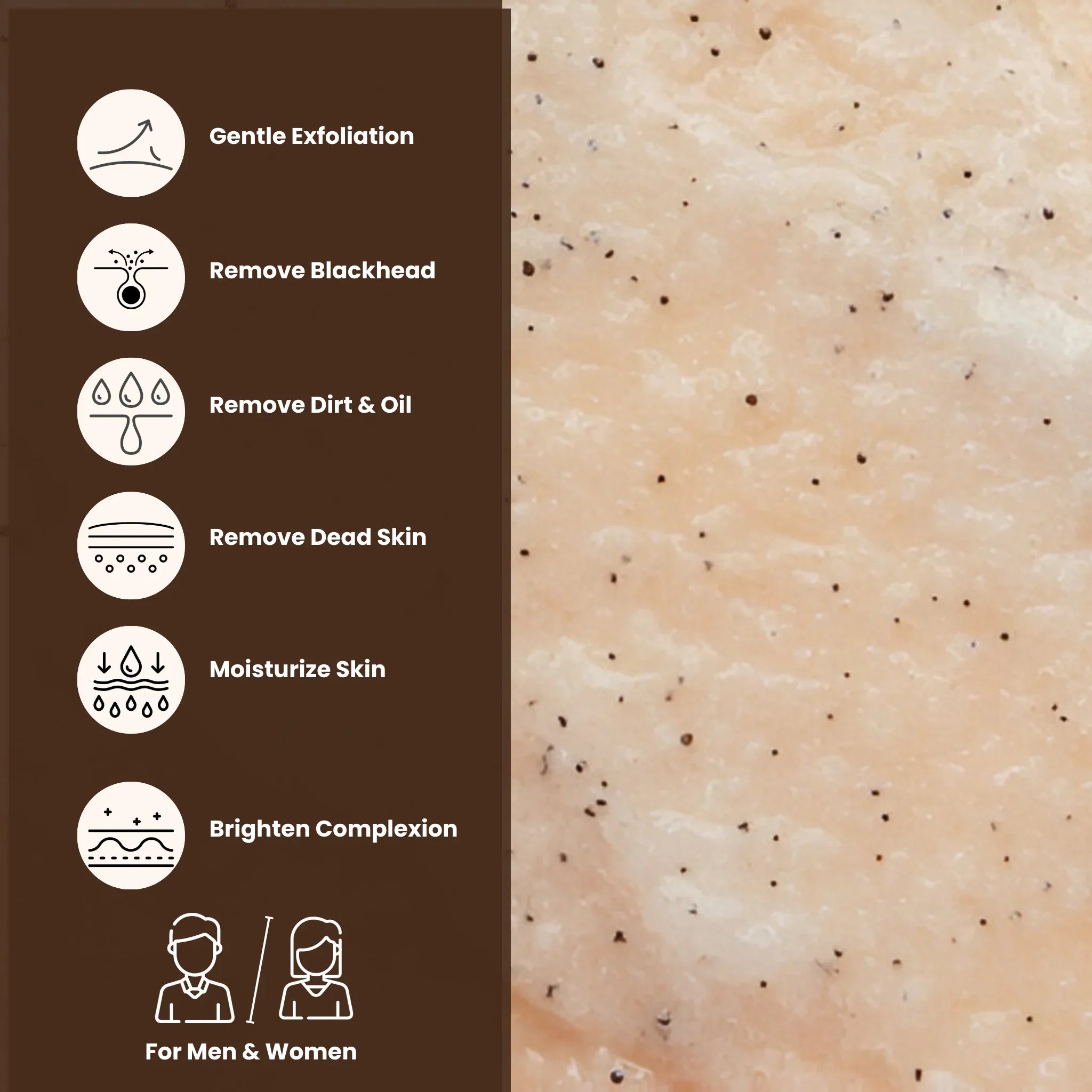 Luvvel Exfoliating Facial Scrub — Best Gentle Face Scrub - Luvvel