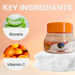 Luvvel Exfoliating Facial Scrub — Best Gentle Face Scrub