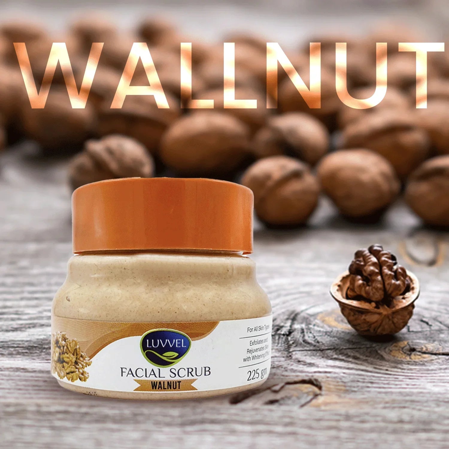 Luvvel Exfoliating Facial Scrub — Best Gentle Face Scrub - Luvvel