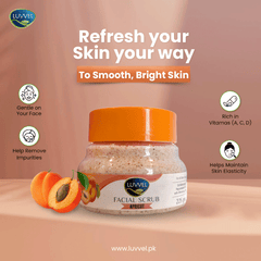 Luvvel Exfoliating Facial Scrub — Best Gentle Face Scrub