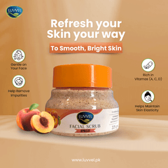 Luvvel Exfoliating Facial Scrub — Best Gentle Face Scrub