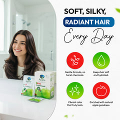 LUVVEL Apple Hair Color Cream – Ammonia-Free Natural Hair Dye