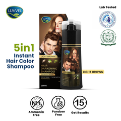Hair Coloring and Darkening Shampoo - Light Brown | 200ml