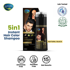 Hair Coloring and Darkening Shampoo - Natural Black | 200ml