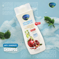 Luvvel Anti Dandruff Shampoo - Pomegranate & Reetha Extracts